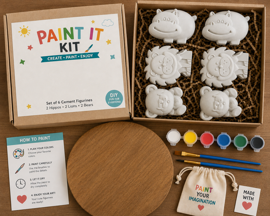 Wild & Wiggly Paint Pals – DIY Paint It Kit